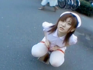 Sexy Nippon babe getting fucked in public