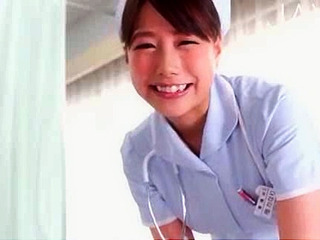 Get your rocks off with a hot Japanese nurse's sensual footjob - all in one X-rated video!