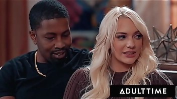 ADULT TIME - Blonde Hotwife Kenna James Has FIRST THREESOME With Her Husband & His BFF! FULL SCENE